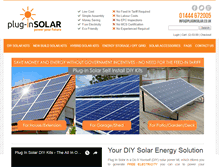 Tablet Screenshot of pluginsolar.co.uk